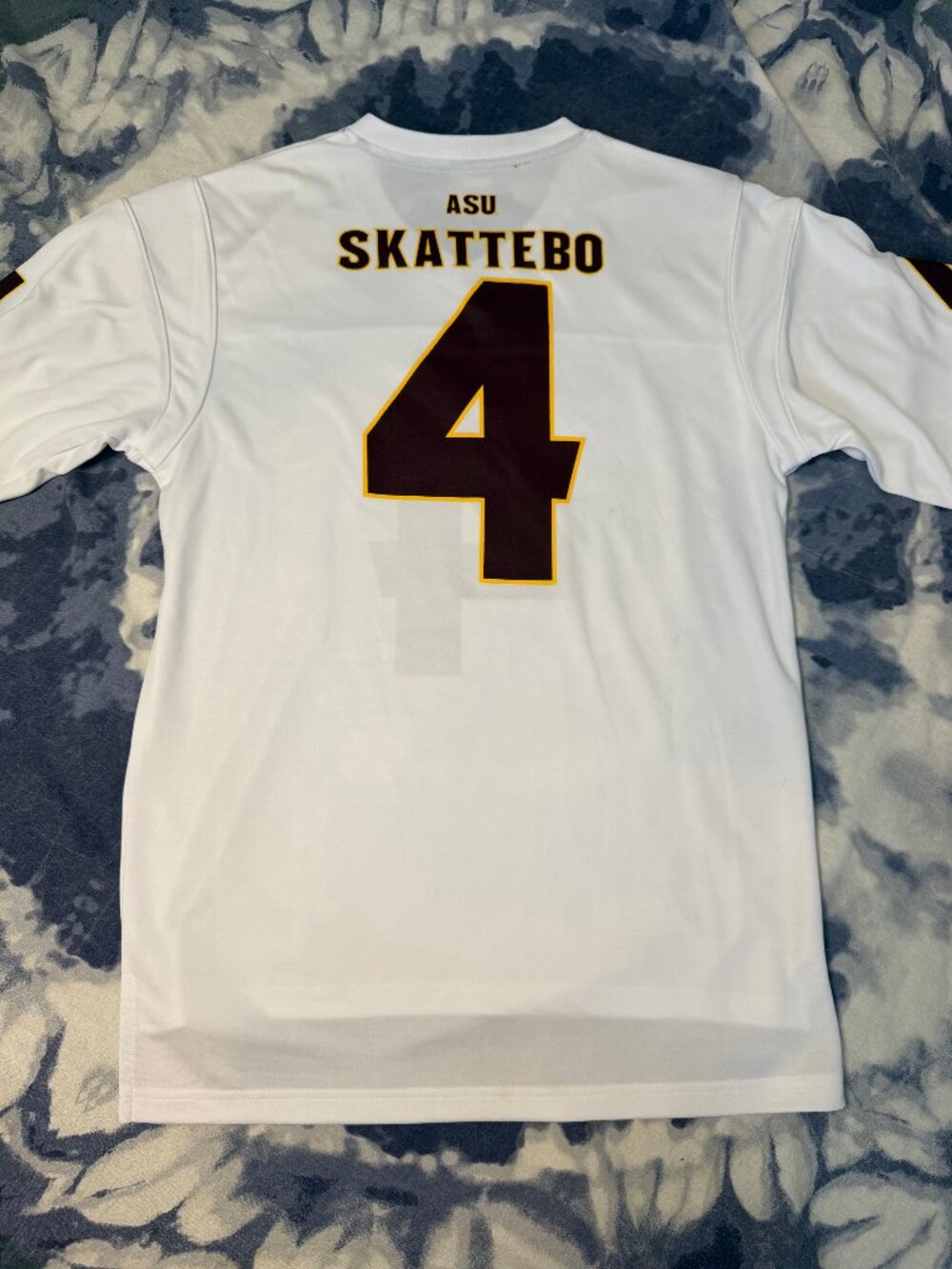 Cam Skattebo Arizona State #4 Jersey White Colosseum Size Medium